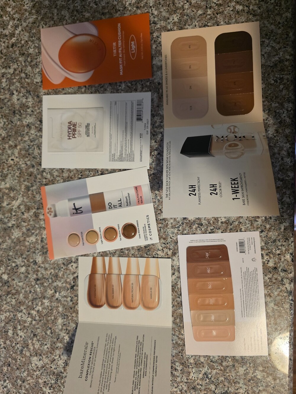 Complexion Makeup Sampler For Fair Skin